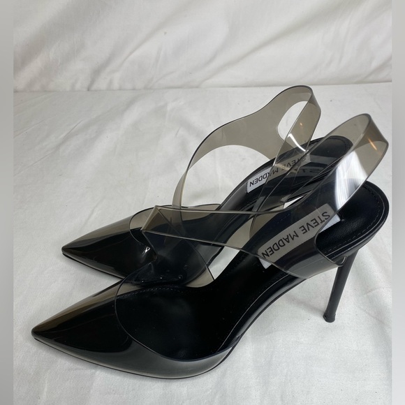 Steve Madden Women's Vienne Black Heeled Sandal New With Box - Picture 8 of 11